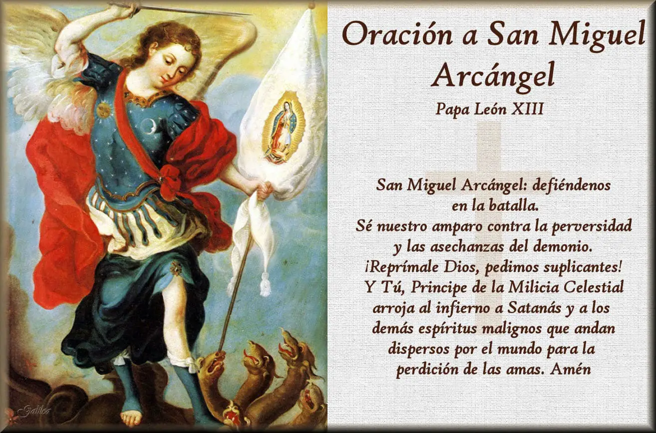 ORACIÓN A SAN MIGUEL ARCÁNGEL " Protector Frente Al Mal. oración de Sa...