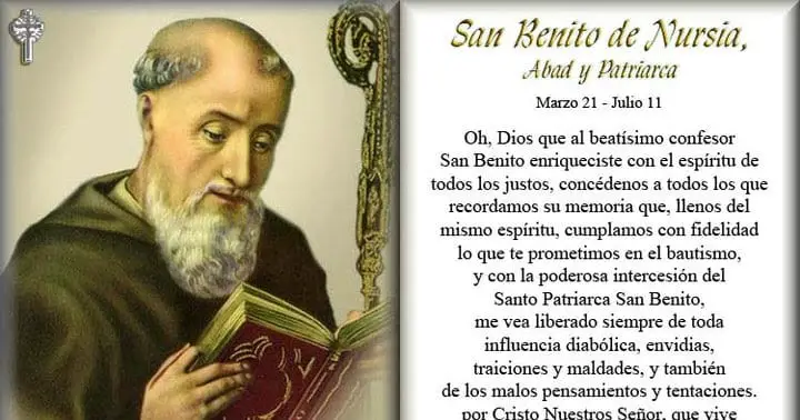 oración San Benito