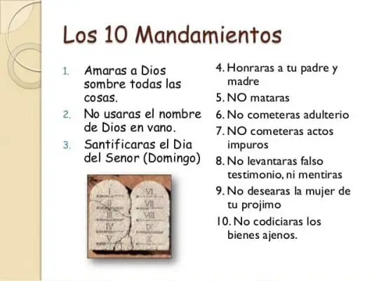 Los 10 Mandamientos De La Ley De Dios Lista De Los Diez ⭐ 【2023】